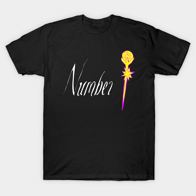 number 1 T-Shirt by Oluwa290